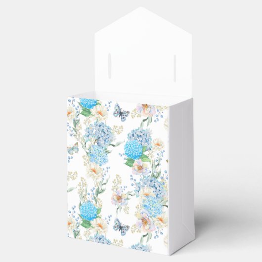 Ballotins Elégante Hydrangée Bleue (Ouvert)