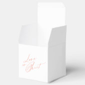 Ballotins Elégante "L'amour est doux" Mariage Favor Boxes (Ouvert)