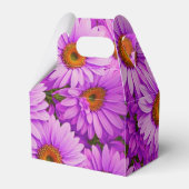 Ballotins Élégante marguerite florale magenta rose foncé (Arrière)