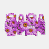 Ballotins Élégante marguerite florale magenta rose foncé (Déplié)