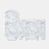 Ballotins Elégante Mariage en marbre Vintage (Déplié)