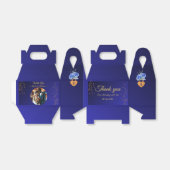 Ballotins Elégante Marine et orange brûlée | Merci photo (Déplié)