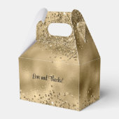 Ballotins Elégante Parties scintillant d'or Faux et Mariage (Arrière)