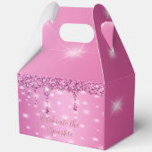 Ballotins Élégante Parties scintillant rose chaud Bacheloret (Recto)