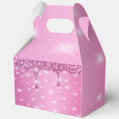 Ballotins Élégante Parties scintillant rose chaud Bacheloret (Verso)