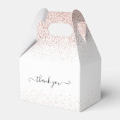 Ballotins Élégante Parties scintillant Rose d'or Première co (Arrière)