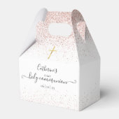 Ballotins Élégante Parties scintillant Rose d'or Première co (Verso)