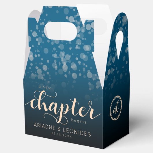 Ballotins Elégante Pêche Océanique Bleu Mariage Un Nouveau C (Ouvert)