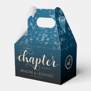 Ballotins Elégante Pêche Océanique Bleu Mariage Un Nouveau C