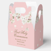 Ballotins Élégante première sainte communion Florale Blancs (Ouvert)