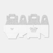 Ballotins Élégante Première Sainte Communion Sliver Stardust (Déplié)