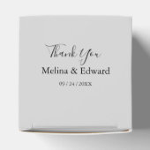 Ballotins Élégante Rose blanche Florals boîte de mariage Fav (Haut)