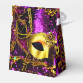 Ballotins Élégante tente Masque Or (Arrière)