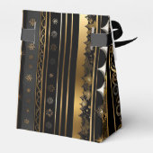 Ballotins Élégante Tente Verticale Noir Et Or (Arrière)