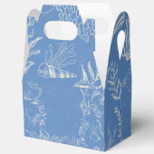 Ballotins Élégante toile bleue océane (Ouvrir)