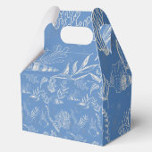 Ballotins Élégante toile bleue océane (Verso)