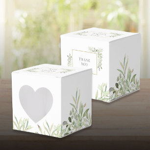 Ballotins Elégante verdure Botanique Mariage Favor Box