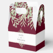 Ballotins Elégante verdure Bourgogne Mariage (Ouvert)