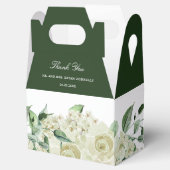 Ballotins Élégante verdure Fleurs blanches Mariage (Ouvert)