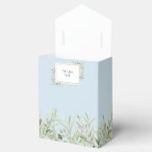 Ballotins Élégante verdure Foliage Bébé Garçon Douche Bleue (Ouvert)