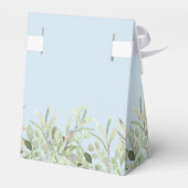 Ballotins Élégante verdure Foliage Bébé Garçon Douche Bleue (Arrière)