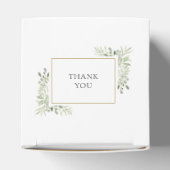 Ballotins Elégante verdure Foliage Mariage Favor Box (Haut)
