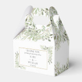 Ballotins Elégante verdure Mariage Favor Box (Verso)