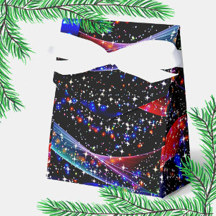 Ballotins Élégantes Étoiles de la Marine, Bleu, Rouge rose N