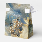 Ballotins Élégantes perruques chic en or, argent, bleu, jaun (Arrière)