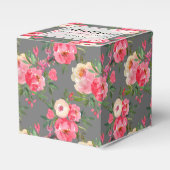 Ballotins Élégantes pivoines sur gris (Verso)