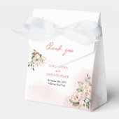 Ballotins Élégantes roses roses bohèmes verdure or (Verso)