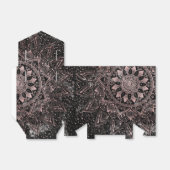 Ballotins Elégants pointes Roses en or marbre Mandala (Déplié)