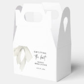 Ballotins Elegent Bow She's Tying the Knot Fête des mariées (Ouvert)