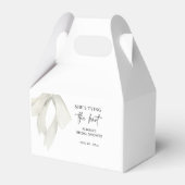 Ballotins Elegent Bow She's Tying the Knot Fête des mariées (Verso)