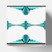 Ballotins Éléments Art déco en vert turquoise (Haut)