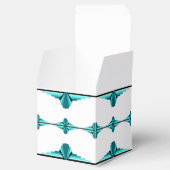 Ballotins Éléments Art déco en vert turquoise (Ouvert)