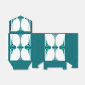 Ballotins Éléments Art déco en vert turquoise (Déplié)