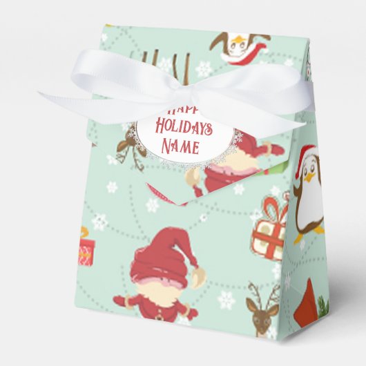 Ballotins Éléments de Noël Renne Elfes (Verso)