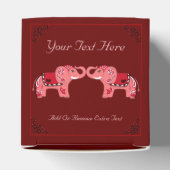Ballotins Eléphant au henné (rouge/rose) (Haut)
