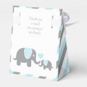 Ballotins Eléphant Bleu Bleu et Gris (Arrière)