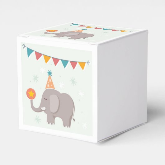Ballotins Elephant Cirque Anniversaire Fête Favoriser (Verso)
