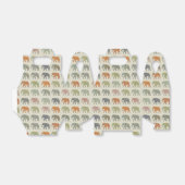 Ballotins Eléphant Coloré Animal Motif contemporain (Déplié)