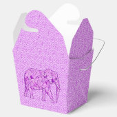 Ballotins Eléphant fleur - améthyste violet (Ouvert)