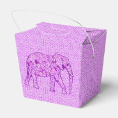 Ballotins Eléphant fleur - améthyste violet (Arrière)