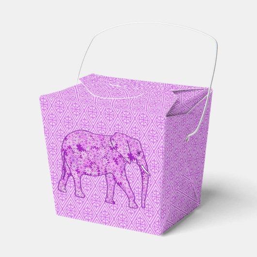 Ballotins Eléphant fleur - améthyste violet (Verso)