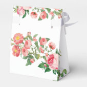 Ballotins Eléphant mignon & Giraffe Fille Baby shower Floral (Arrière)