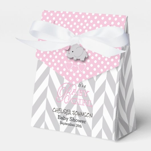 Ballotins Eléphant rose, blanc et gris (Verso)