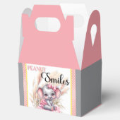 Ballotins Eléphant rose doux - Sourires d'arachide (Ouvert)