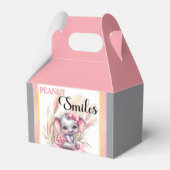 Ballotins Eléphant rose doux - Sourires d'arachide (Verso)