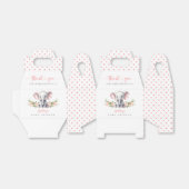 Ballotins Eléphant rose mignon Petit cacahuète Bébé Fille Do (Déplié)